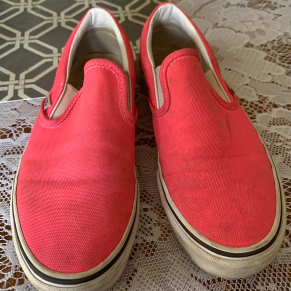 Pink vans slide on‘s woman’s size 8 - Picture 2 of 4